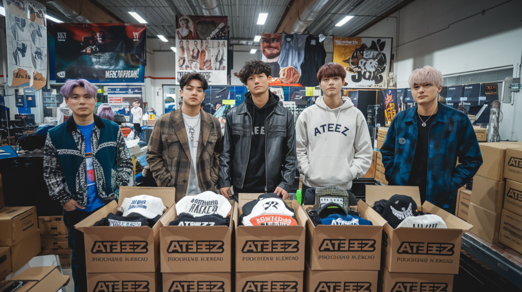 Preparing Product on ATEEZ Website