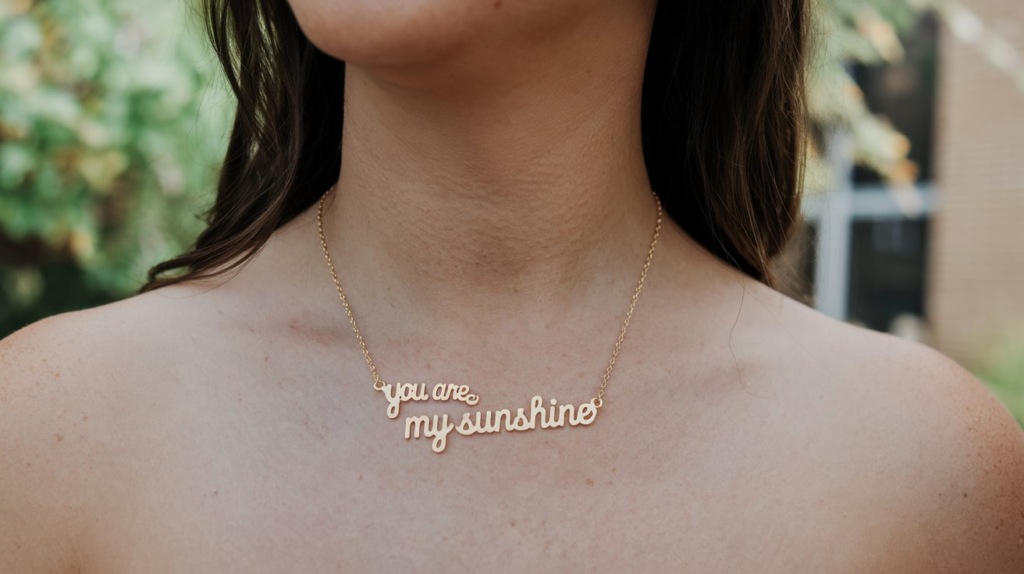 You Are My Sunshine Necklace