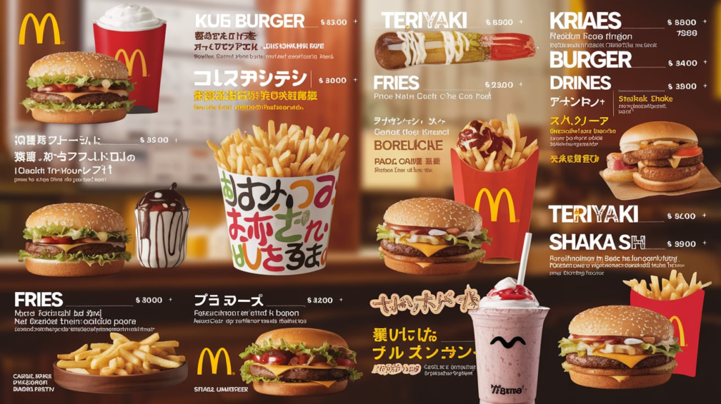 McDonald’s Japan Menu English